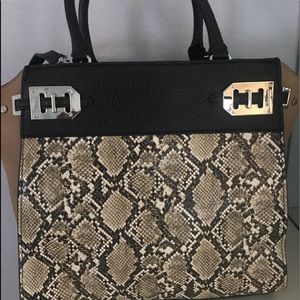 Nine West Satchel Crossbody Snake Skin pattern bag